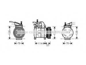 AVA QUALITY COOLING JEAK034 kompresorius, oro kondicionierius 
 Oro kondicionavimas -> Kompresorius/dalys
56006551