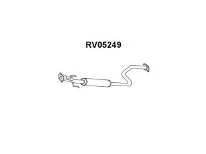 VENEPORTE RV05249 priekinis duslintuvas 
 Išmetimo sistema -> Duslintuvas
WCE105260, WCE105260