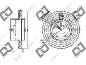 DJ PARTS BD1143 stabdžių diskas 
 Stabdžių sistema -> Diskinis stabdys -> Stabdžių diskas
2114210712, 2114210812