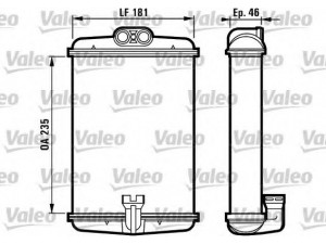 VALEO 812127 šilumokaitis, salono šildymas 
 Šildymas / vėdinimas -> Šilumokaitis
