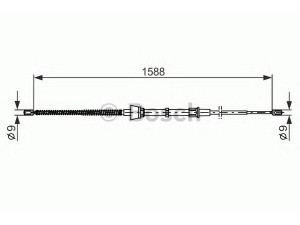 BOSCH 1 987 482 266 trosas, stovėjimo stabdys 
 Stabdžių sistema -> Valdymo svirtys/trosai
6R0 609 721 B, 6R0 609 721 B, 6R0 609 721 B