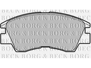 BORG & BECK BBP1671 stabdžių trinkelių rinkinys, diskinis stabdys 
 Techninės priežiūros dalys -> Papildomas remontas