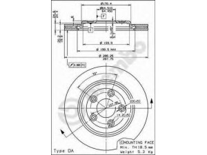 BREMBO 09.7911.10 stabdžių diskas
JLM20802