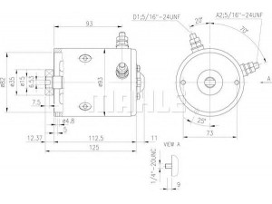 MAHLE ORIGINAL MM 323 elektrovariklis