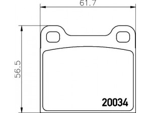 HELLA PAGID 8DB 355 007-021 stabdžių trinkelių rinkinys, diskinis stabdys 
 Techninės priežiūros dalys -> Papildomas remontas
006072728600, 105142205203, 10514220520325