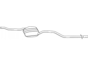 AKS DASIS SG53419 vidurinis duslintuvas