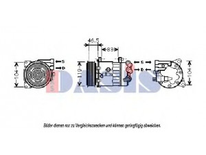 AKS DASIS 851873N kompresorius, oro kondicionierius 
 Oro kondicionavimas -> Kompresorius/dalys
6453QS, 6453QY, 6453QZ, 6453WT