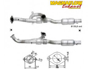 MAGNAFLOW 76705 katalizatoriaus keitiklis 
 Išmetimo sistema -> Katalizatoriaus keitiklis
WCJ000391, WCJ000391SLP, WCJ101020
