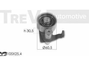 TREVI AUTOMOTIVE KD1410 paskirstymo diržo komplektas 
 Techninės priežiūros dalys -> Papildomas remontas