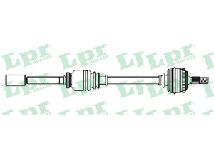 LPR DS52315 kardaninis velenas 
 Ratų pavara -> Kardaninis velenas
32739N, 32739P