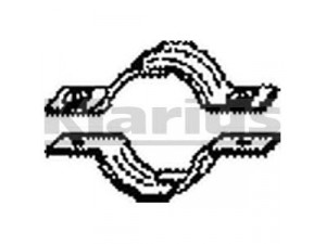 KLARIUS 430137 laikiklis, išmetimo sistema
4315130, 4317358, 4315130, 4317358