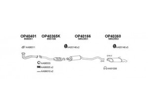 VENEPORTE 770128 išmetimo sistema 
 Išmetimo sistema -> Išmetimo sistema, visa