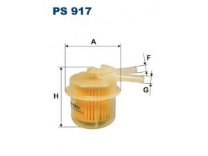 FILTRON PS917 kuro filtras 
 Degalų tiekimo sistema -> Kuro filtras/korpusas
2330001010, 2330015010, FS106, T103009