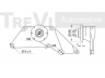 TREVI AUTOMOTIVE TA1820 įtempiklio svirtis, V formos rumbuotas diržas 
 Diržinė pavara -> V formos rumbuotas diržas/komplektas -> Įtempiklis
A1042000728