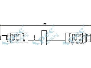 APEC braking HOS3234 stabdžių žarnelė 
 Stabdžių sistema -> Stabdžių žarnelės
8956575, 8965139, 8969206