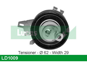 LUCAS ENGINE DRIVE LD1009 įtempiklio skriemulys, paskirstymo diržas
0829.A9, 1606931980, 9653137180