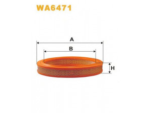 WIX FILTERS WA6471 oro filtras 
 Techninės priežiūros dalys -> Techninės priežiūros intervalai