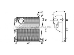 AVA QUALITY COOLING ME4196 tarpinis suslėgto oro aušintuvas, kompresorius 
 Variklis -> Oro tiekimas -> Įkrovos agregatas (turbo/superįkrova) -> Tarpinis suslėgto oro aušintuvas
6565010001, 6565010201