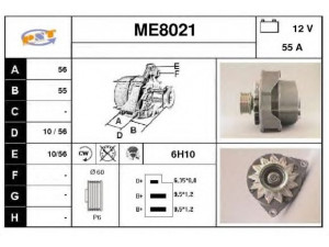 SNRA ME8021 kintamosios srovės generatorius 
 Elektros įranga -> Kint. sr. generatorius/dalys -> Kintamosios srovės generatorius
0071544802