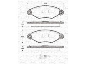 MAGNETI MARELLI 363702161203 stabdžių trinkelių rinkinys, diskinis stabdys 
 Techninės priežiūros dalys -> Papildomas remontas
4251-69, 4252-05, 425205, 4251-66