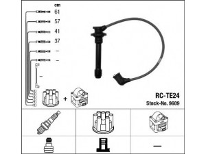 NGK 9609 uždegimo laido komplektas 
 Kibirkšties / kaitinamasis uždegimas -> Uždegimo laidai/jungtys
90919-22211, 90919-22214, 90919-22284