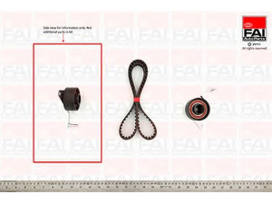 FAI AutoParts TBK417 paskirstymo diržo komplektas 
 Techninės priežiūros dalys -> Papildomas remontas