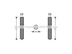 AVA QUALITY COOLING TOD415 džiovintuvas, oro kondicionierius 
 Oro kondicionavimas -> Džiovintuvas
5170744AA