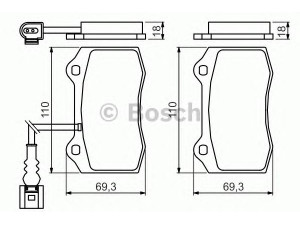 BOSCH 0 986 494 367 stabdžių trinkelių rinkinys, diskinis stabdys 
 Techninės priežiūros dalys -> Papildomas remontas
C2C 24016, C2C8361, 1ML 698 151