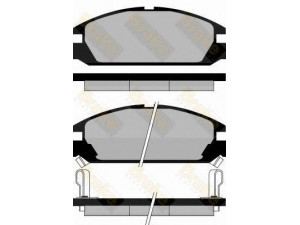 Brake ENGINEERING PA463 stabdžių trinkelių rinkinys, diskinis stabdys 
 Techninės priežiūros dalys -> Papildomas remontas
45022SB2G00, 45022SD2505, 45022SD2506