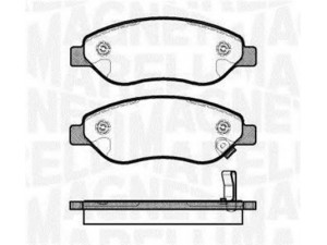 MAGNETI MARELLI 363916060618 stabdžių trinkelių rinkinys, diskinis stabdys 
 Techninės priežiūros dalys -> Papildomas remontas
1305355, 93189822, 93189823