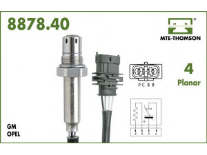 MTE-THOMSON 8878.40.052 lambda jutiklis 
 Variklis -> Variklio elektra
855510, 93174519, 93174519, 93174519