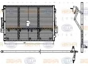 HELLA 8FC 351 000-391 kondensatorius, oro kondicionierius 
 Oro kondicionavimas -> Kondensatorius
221 500 07 54, A 221 500 07 54