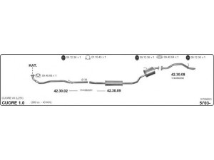 IMASAF 517000021 išmetimo sistema 
 Išmetimo sistema -> Išmetimo sistema, visa
