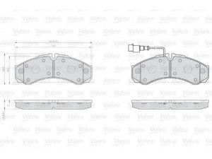 VALEO 873121 stabdžių trinkelių rinkinys, diskinis stabdys 
 Techninės priežiūros dalys -> Papildomas remontas
5001844747, 5001844747