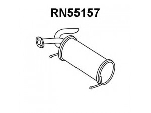 VENEPORTE RN55157 galinis duslintuvas 
 Išmetimo sistema -> Duslintuvas
8200109006, 8200216196, 8200261005