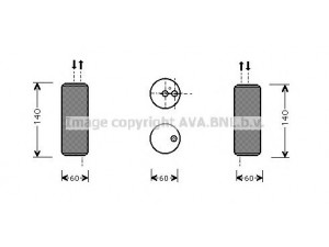 AVA QUALITY COOLING DND082 džiovintuvas, oro kondicionierius 
 Oro kondicionavimas -> Džiovintuvas
92100BM400, 921304M400, 921306M000