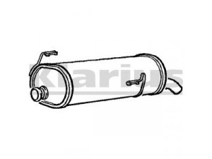 KLARIUS 210660 galinis duslintuvas 
 Išmetimo sistema -> Duslintuvas
1726Y2, 1730HJ, 1726Y2, 1730HJ