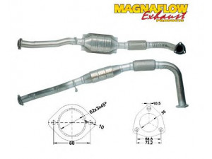 MAGNAFLOW 84505D katalizatoriaus keitiklis 
 Išmetimo sistema -> Katalizatoriaus keitiklis
ESR3495