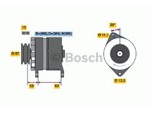 BOSCH 0 120 469 010 kintamosios srovės generatorius 
 Elektros įranga -> Kint. sr. generatorius/dalys -> Kintamosios srovės generatorius
1516454R, 98419034