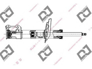DJ PARTS DS1922GS amortizatorius 
 Pakaba -> Amortizatorius
344098, 344099, 344154, 344155
