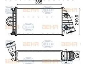 HELLA 8ML 376 765-191 tarpinis suslėgto oro aušintuvas, kompresorius 
 Variklis -> Oro tiekimas -> Įkrovos agregatas (turbo/superįkrova) -> Tarpinis suslėgto oro aušintuvas
996 110 990 71