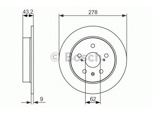 BOSCH 0 986 479 047 stabdžių diskas 
 Dviratė transporto priemonės -> Stabdžių sistema -> Stabdžių diskai / priedai
71750932, 71768089, 55611-55L00