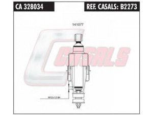 CASALS B2273 amortizatorius, kabinos pakaba 
 Kėbulas -> Vairuotojo kabina -> Pakaba, vairuotojo kabina
0299862, 1265282, 1285394, 1321591