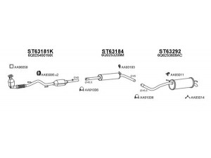 VENEPORTE 630242 išmetimo sistema 
 Išmetimo sistema -> Išmetimo sistema, visa