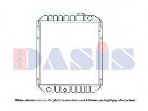 AKS DASIS 450226N radiatorius, variklio aušinimas