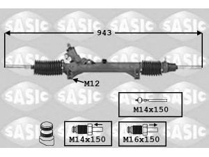 SASIC 7006092 vairo pavara 
 Vairavimas -> Vairo pavara/siurblys
4000L9, 4000N2