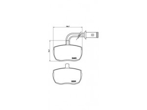 BREMBO P A6 010 stabdžių trinkelių rinkinys, diskinis stabdys 
 Techninės priežiūros dalys -> Papildomas remontas
1902494, 1906154, 1906207