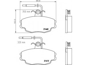 COBREQ N-1153 stabdžių trinkelių rinkinys, diskinis stabdys 
 Techninės priežiūros dalys -> Papildomas remontas
95658557, E172038