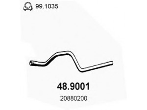ASSO 48.9001 išleidimo kolektorius 
 Išmetimo sistema -> Išmetimo vamzdžiai
0020880200, 20880200