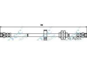 APEC braking HOS3468 stabdžių žarnelė 
 Stabdžių sistema -> Stabdžių žarnelės
7701050070